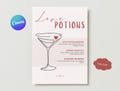 Valentine's Day Bar Menu Sign Template, Signature Drink Bar Menu Template, Galentines Cocktail Bar Sign Poster, Love Valentines Party Signs