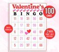 Valentine's Bingo, 100 Valentine's Day Bingo Cards, Valentine's Carte Bingo, Valentines Game, Valentine's Party, Valentine's Number Bingo