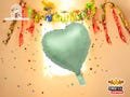 Pastel Foil Balloons | Matte Heart Helium Inflatables | Birthday Party Accents | Baby Shower Balloon Decor | Shaped Event Design
