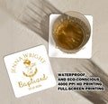 Custom Square Coasters Set Made for Baptism, Christening, First Communion, Confirmation, Holy Eucharist/Baptism Favors/Personalized  Coaster