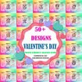 50+ Designs Valentine Vibes 16oz Glass Can Png Bundle, Cartoon Valentine Bundle 16oz PNG Sublimation, Valentine 16oz Libbey Glass Can Png