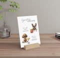 Custom Signature Drink Sign, Personalized Bar Menu for Weddings, Pet-Themed Cocktail Sign, Party Decor, Custom Drink Sign, Cocktail Menu