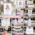 Bluey birthday invitation bundle| Daisy twoey bluey girl invite| editable birthday party bundle| blue dog birthday bundle| instant download