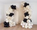Shes Tying The Knot Bridal Shower Black and White Bow Balloon Arch Bow Party Decor Bow Birthday Decorations Bachelorette Balloon Garland