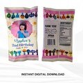 Editable Sprunki Favor Bag for Kids Birthday Party | Custom Chip Bag Printable |  Digital Download