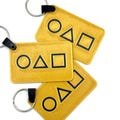 Squid Game Gold Invitation Keychain - Inspired by Squid Game 2 | Selected Players Card