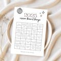2025 Bingo New Year Template, 2025 Vision Board Bingo, 2025 Manifestation, New Year Goals, 2025 New Year's Resolution, Editable Bingo Card